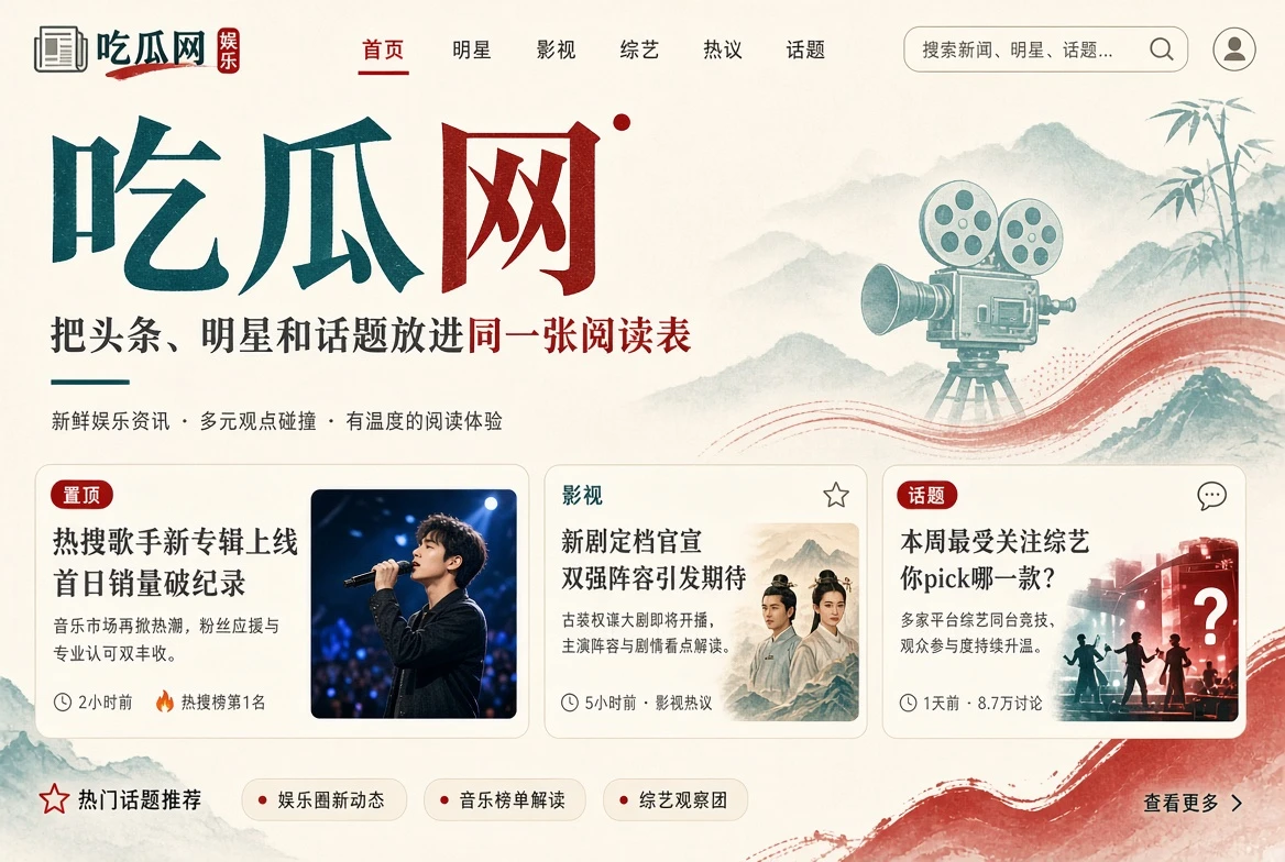 吃瓜网今日资讯与热门话题封面